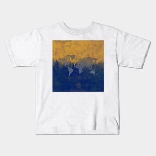 world map forest Kids T-Shirt